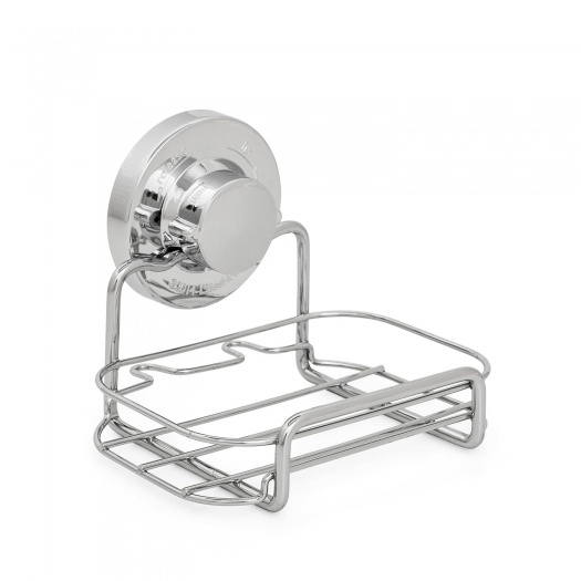 Lock n Roll Chrome Wire Suction Soap Dish