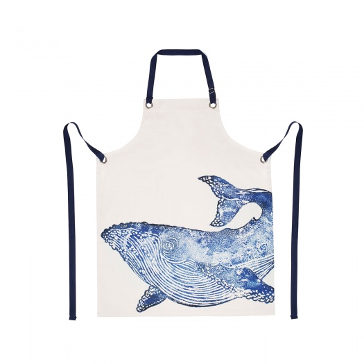Apron Whale Blue