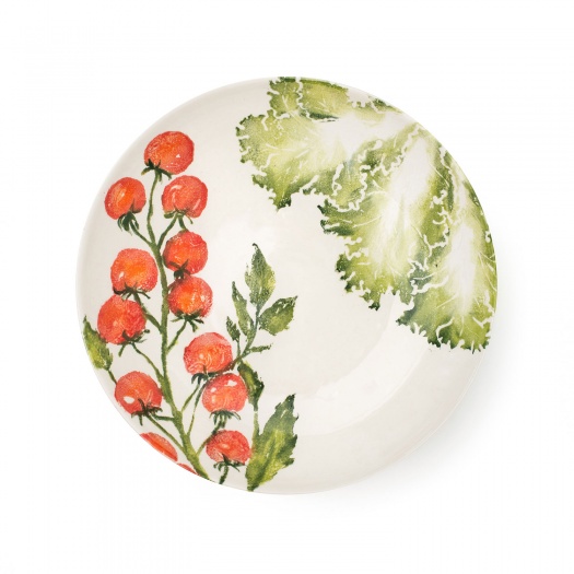 Serving Dish Large Vine Tomatoes/Lettuce