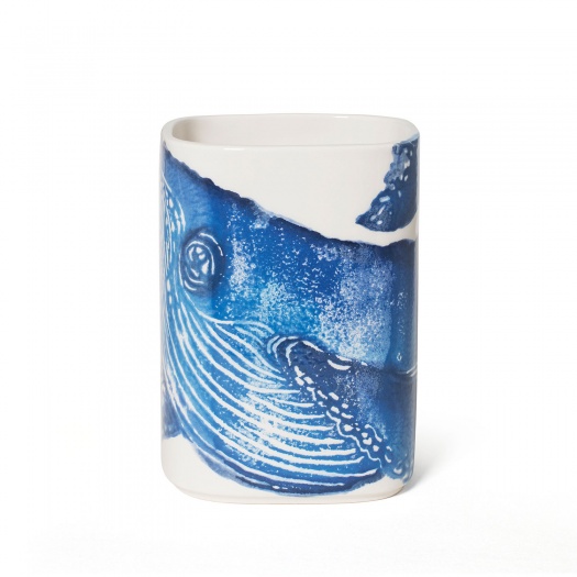 Utensil Pot Whale Blue