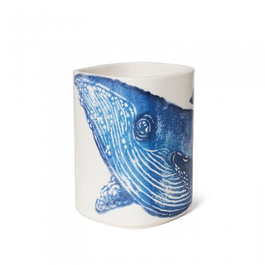 Utensil Pot Whale Blue