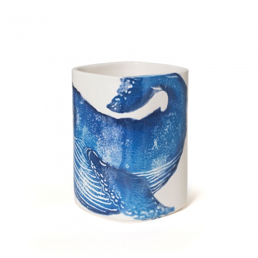 Utensil Pot Whale Blue