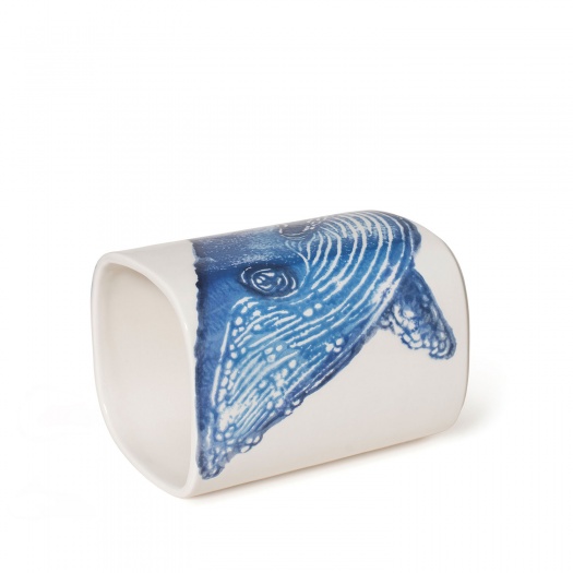 Utensil Pot Whale Blue