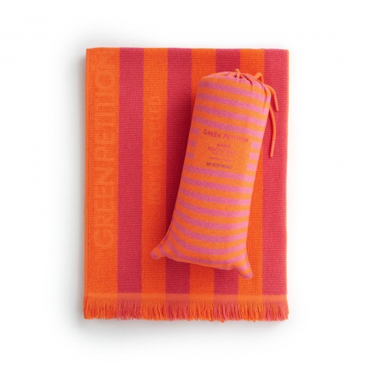 Eco-Friendly Beach Towel, Ruby