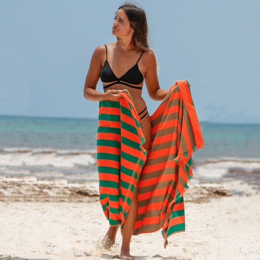 Eco-Friendly Beach Towel, Jade