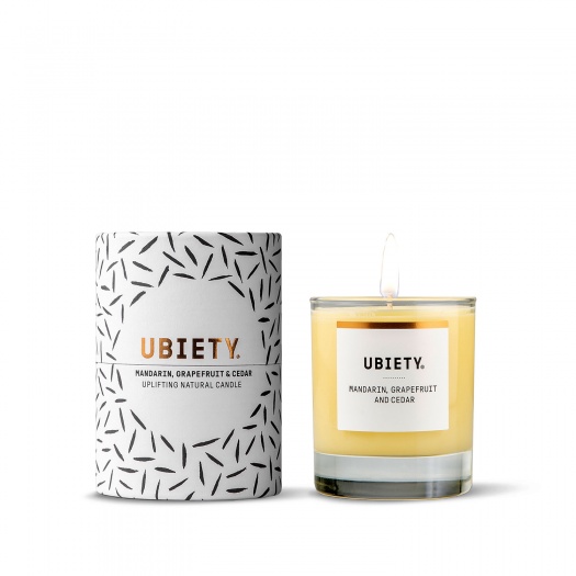 Uplifting Natural Candle 140G | Mandarin, Grapefruit & Cedar