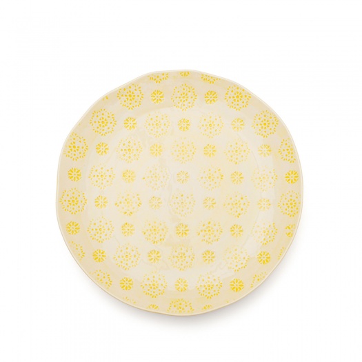 Dinner Plate | Yellow Lace