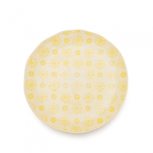 Dinner Plate | Yellow Lace