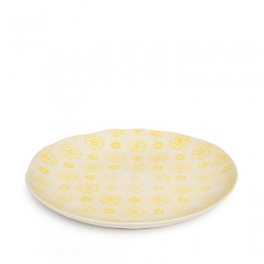 Dinner Plate | Yellow Lace