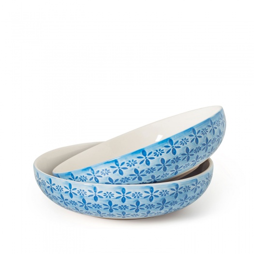 Supper Bowl Blue Set/2