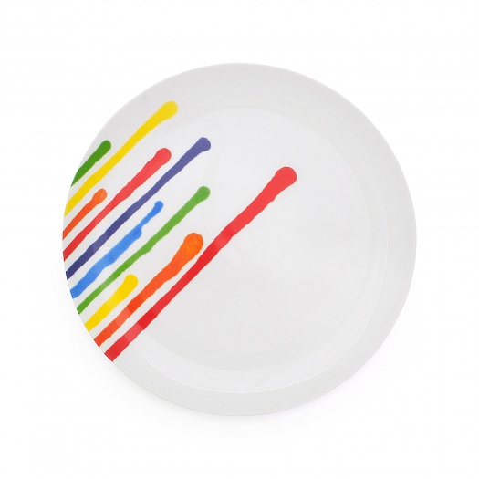 Pure Prue Dinner Plate Inky Drips