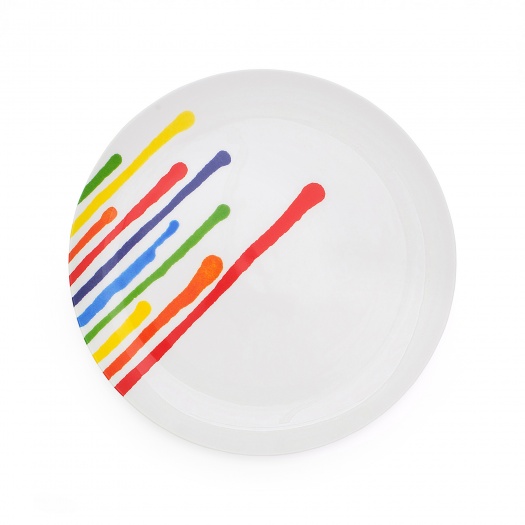 Pure Prue Dinner Plate Inky Drips