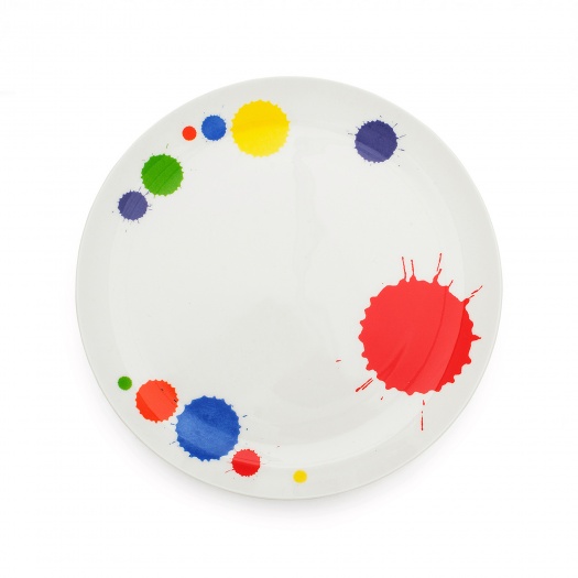 Pure Prue Dinner Plate Inky Splats