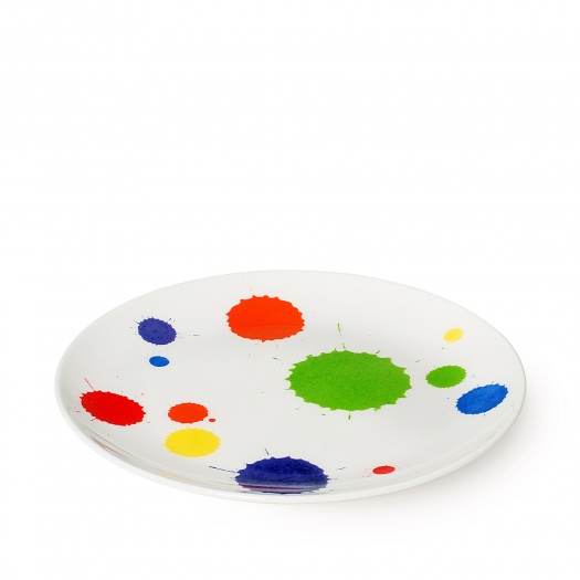 Pure Prue Side Plate Inky Splats