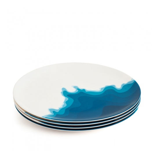 Rick Stein Melamine Dinner Plate Set/4