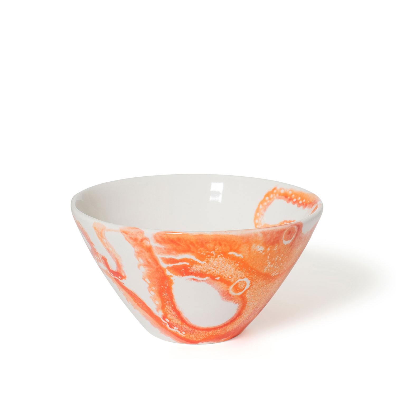Orange Octopus Soup Bowl