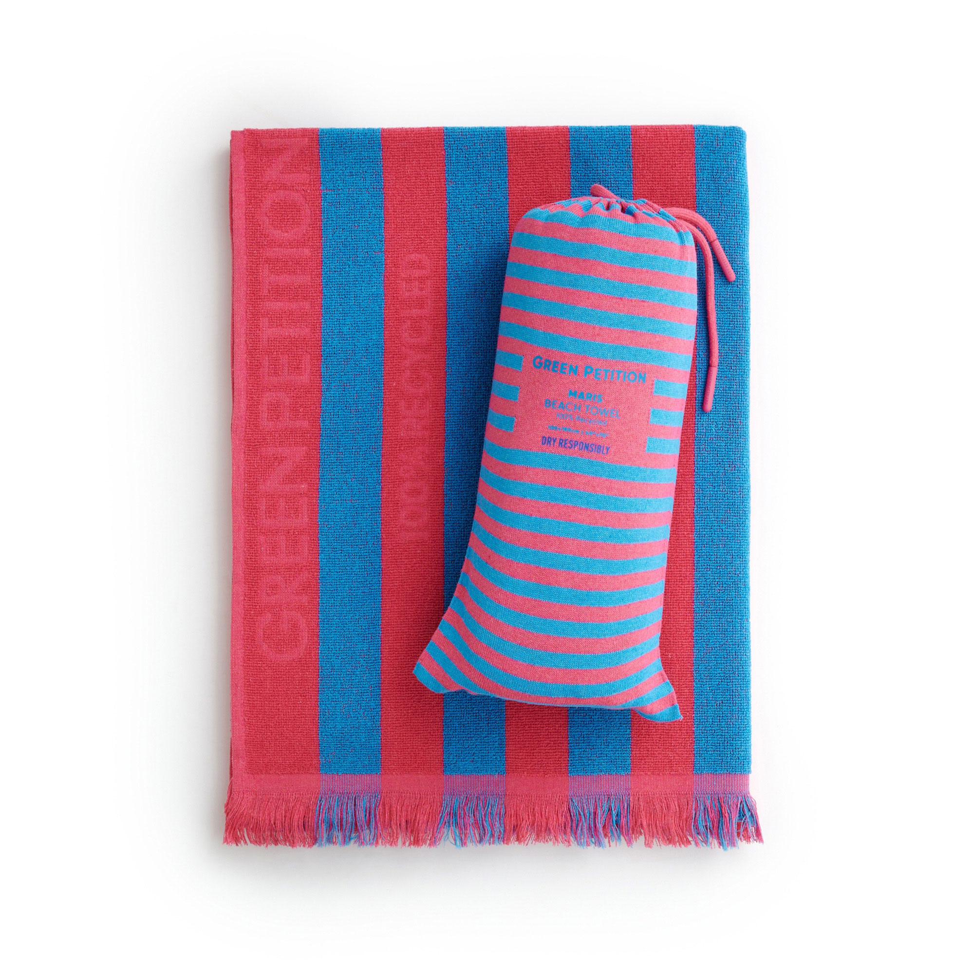 Sustainable, EcoFriendly Beach Towels formed from Recycled Material