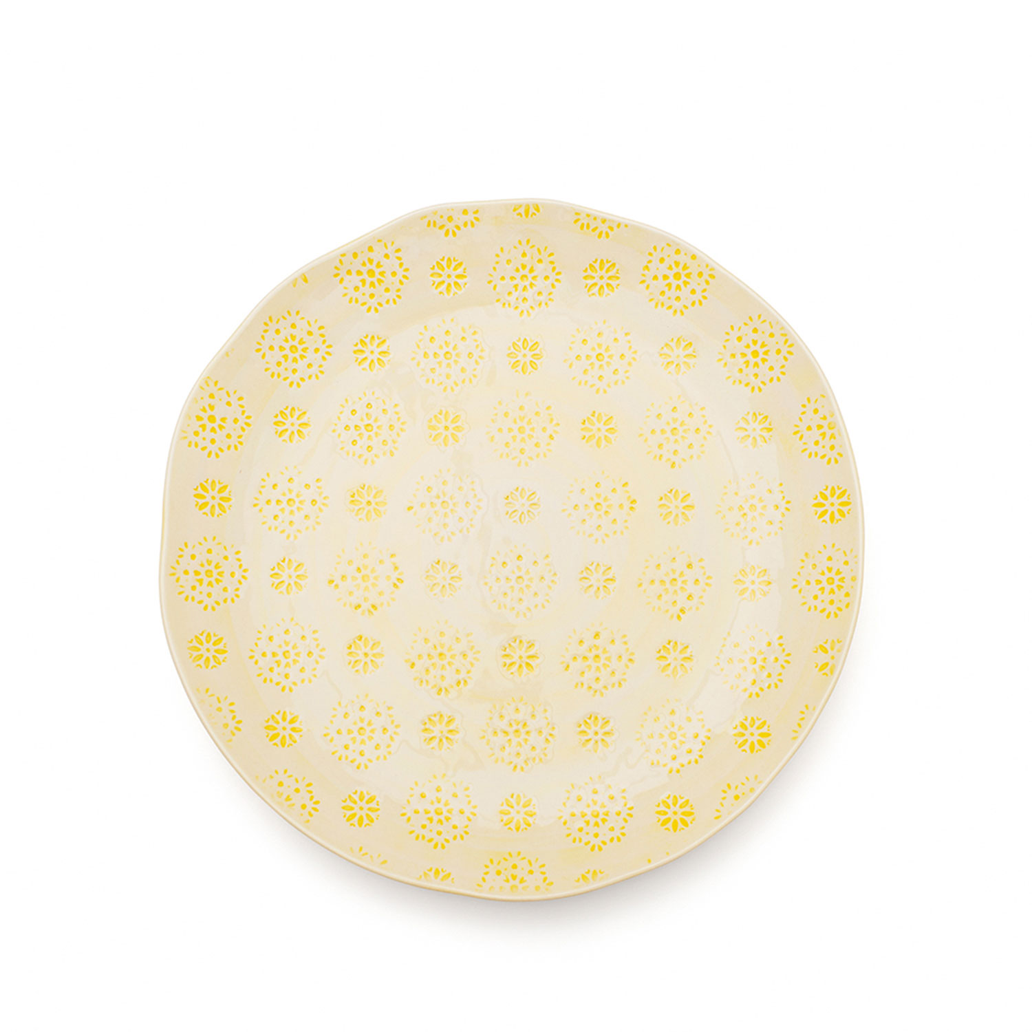 Dinner Plate | Yellow Lace