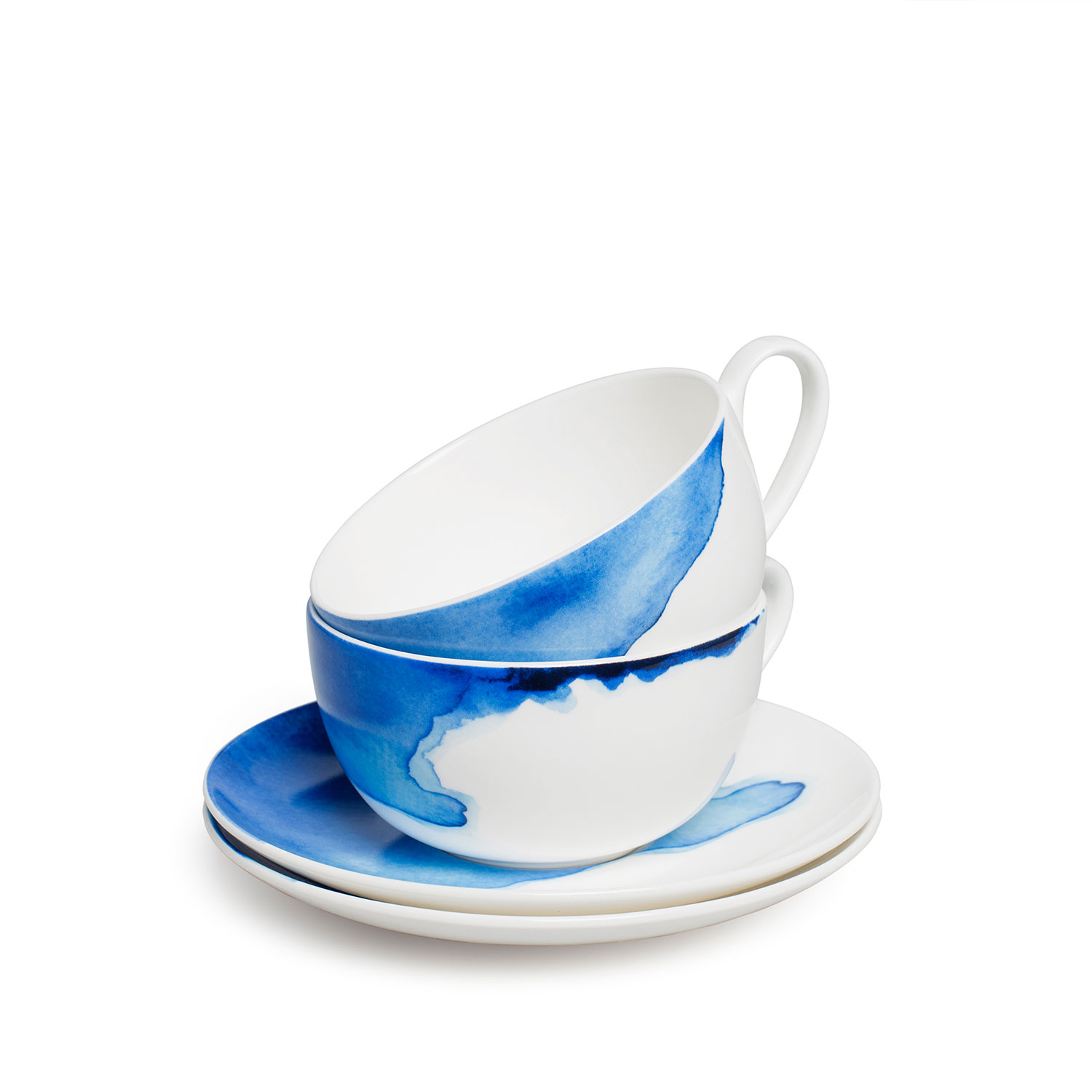 Rick Stein Coves of Cornwall Cappuccino Cup & Saucer Set/2