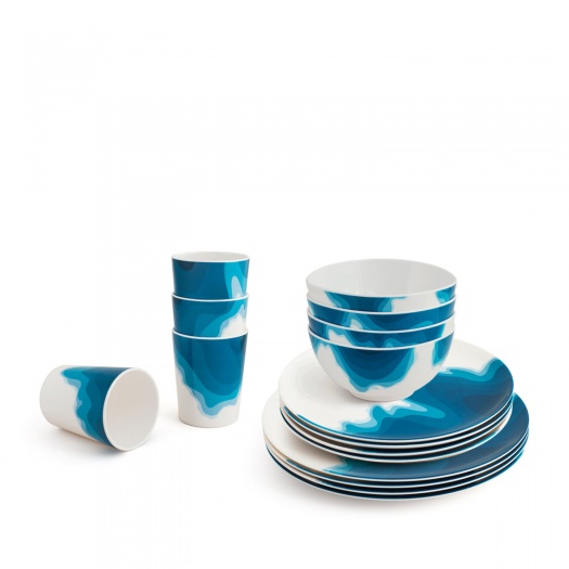 Rick Stein Melamine Tableware Set/16